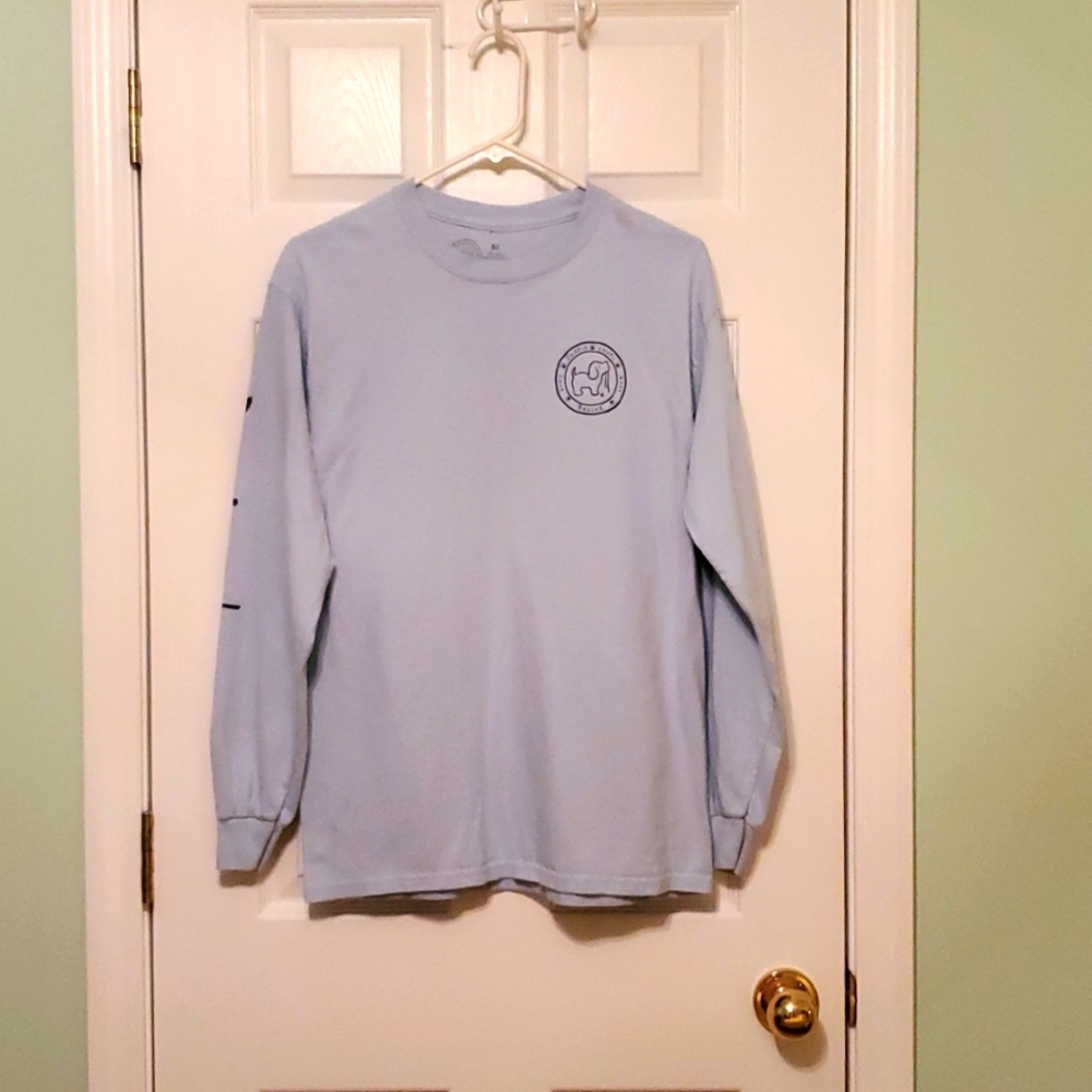 Puppy Love Rescue T shirt light blue size medium